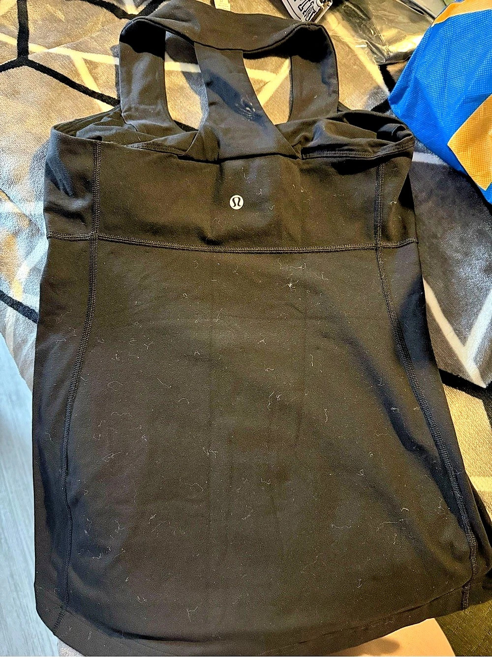 Lululemon High Neck Racerback Tank Women's Black Medium